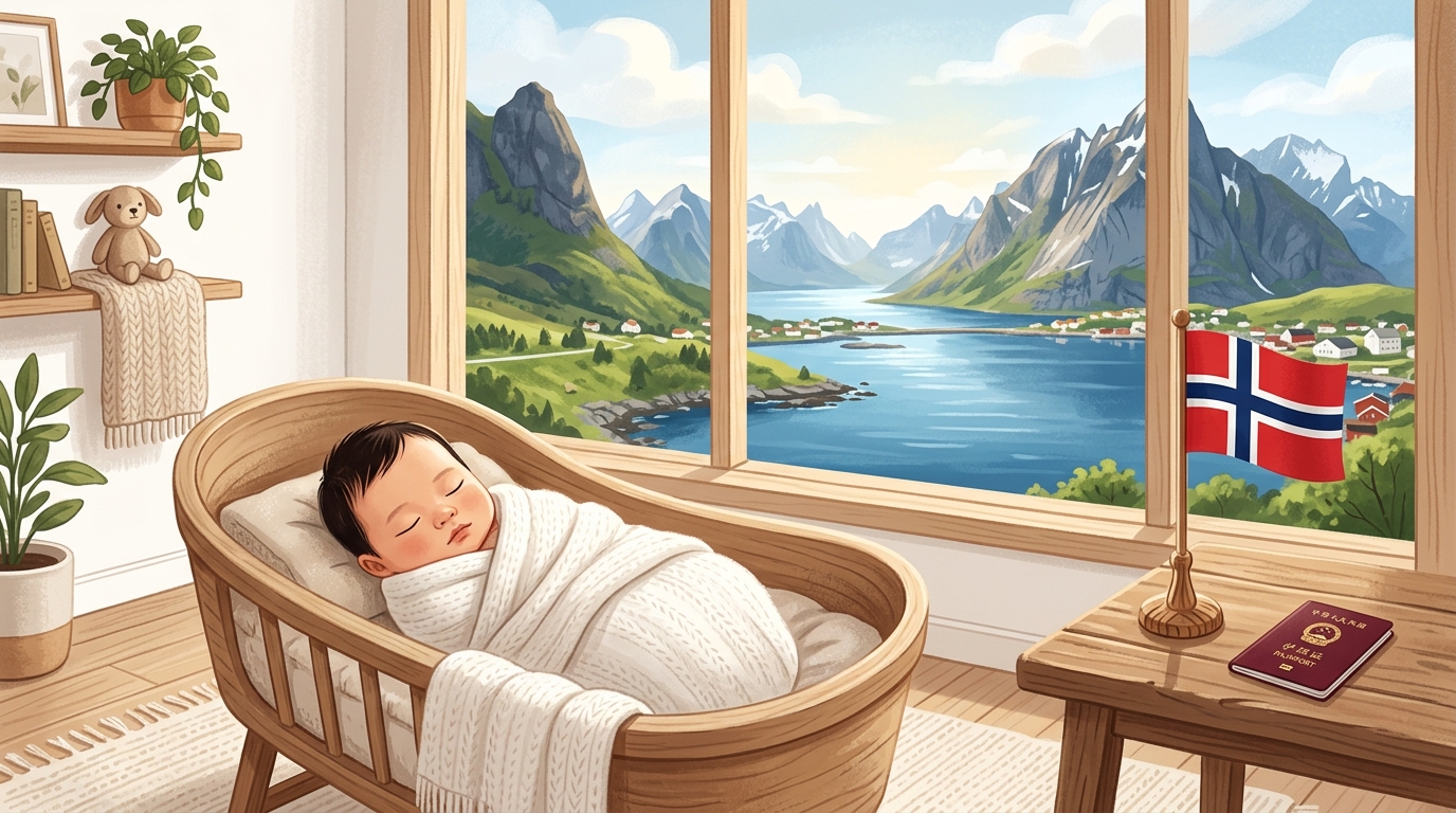 image from Norway baby residence permit guide